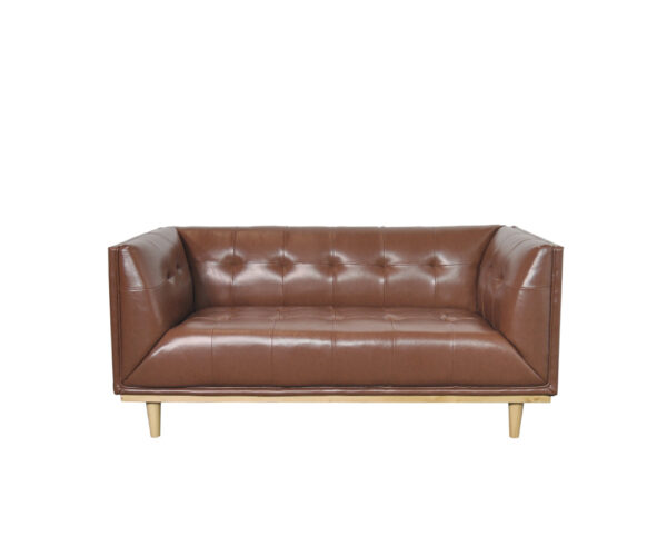 Louis 2 seater Mocha 1