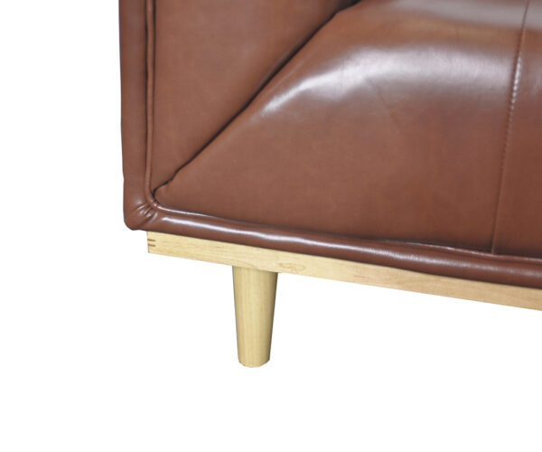 Louis 2 seater Mocha 6