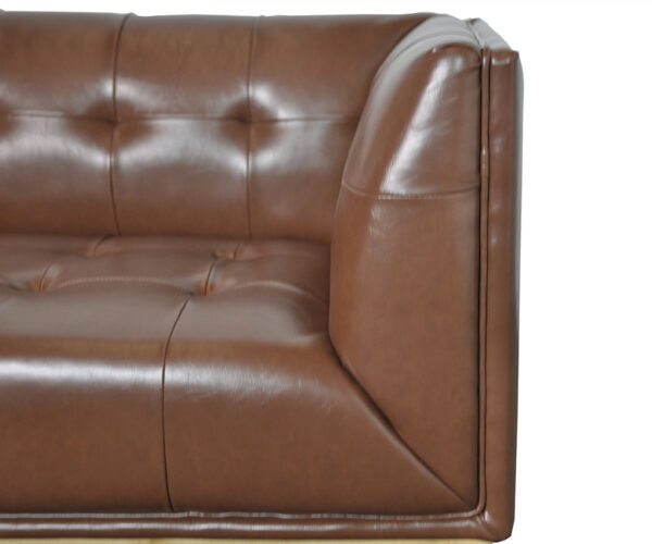 Louis 2 seater Mocha 8