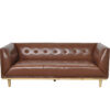 Louis 3 seater Mocha 1